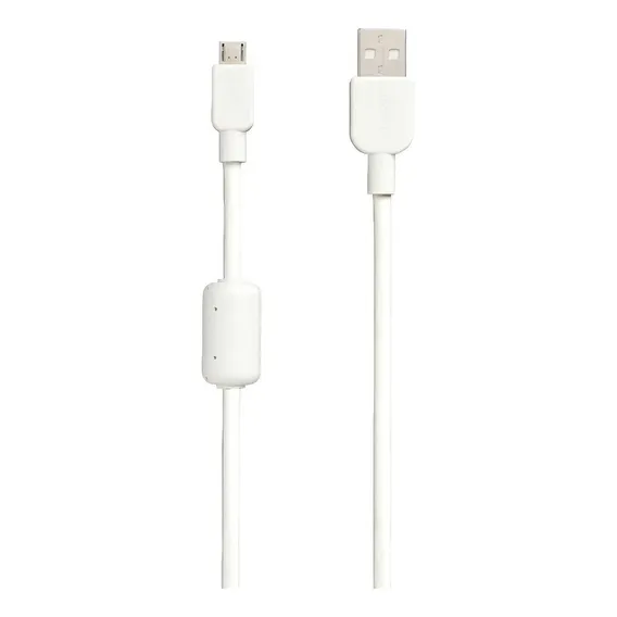 Cabo microUSB microUSB Sony de 1,5 metros CP-AB150 Cor de alimentação e dados branco Foto 1