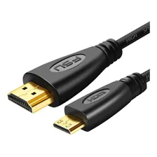 Cabo Mini Hdmi X Hdmi 2 Metros 2.0 Ethernet 4k Ultra Hd Foto mini  3