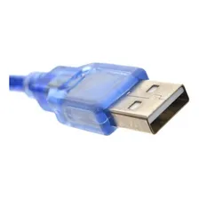 Cabo Mini Usb 2.0 Azul 30 Cm Arduino Nano V3 Foto mini 4