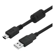 Cabo Mini Usb V3 P/ Ps3 C Filtro Alta Velocidade 1,5 Metros. Cor Preto Foto  mini 1