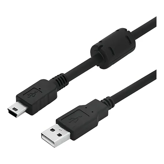 Cabo Mini Usb V3 P/ Ps3 C Filtro Alta Velocidade 1,5 Metros. Cor Preto Foto 1