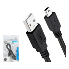 Cabo Mini Usb V3 P/ Ps3 C Filtro Alta Velocidade 1,5 Metros. Cor Preto Foto mini  2