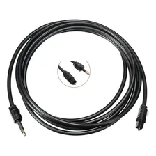 Cabo Óptico 5 Metros Spdif Mini Toslink Áudio Digital 5m Foto mini 1
