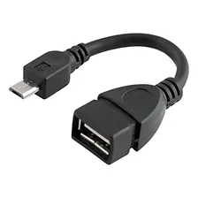 Cabo Otg Micro Usb Pendrive Mouse Teclado Dados V8 Android Foto mini  2