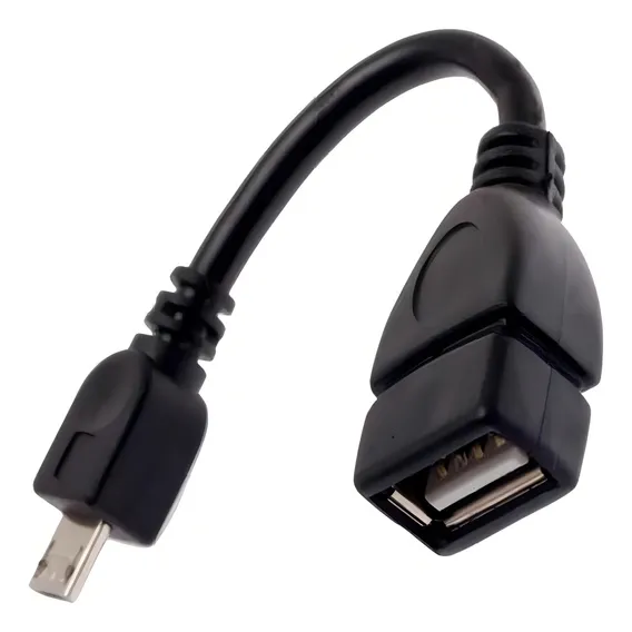 Cabo Otg Micro Usb Pendrive Mouse Teclado Dados V8 Android Foto 1