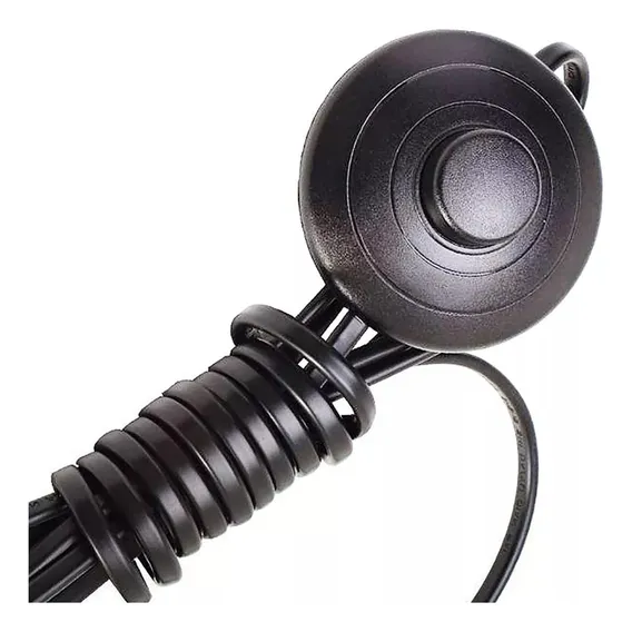 Cabo P/ Abajur C/ Interruptor Piso Preto 3mts - Lucchi Foto 1