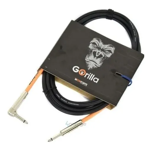 Cabo P/ Guitarra Tecniforte Gorilla Go10nihd 3,05m Plug L Foto 1
