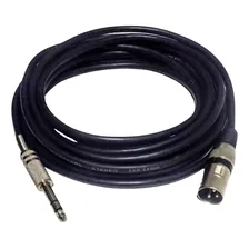 Cabo P/ Microfone P10 Stereo X Xlr Macho 20metros Balanceado Foto mini 1
