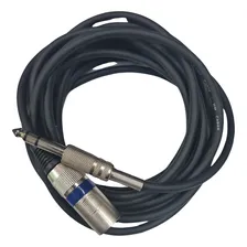 Cabo P/ Microfone P10 Stereo X Xlr Macho 5 Metros Balanceado Foto mini 4