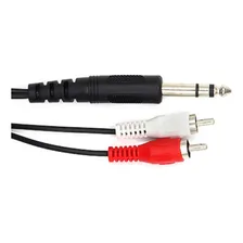 Cabo P10 Estereo Para 2 Rca Com 2 Metros Mxt Foto mini  2