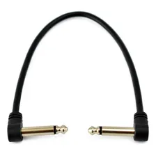 Cabo P10 L X P10 L Pedal Santo Angelo 15cm -- Rápido Cor Preto Foto mini 1