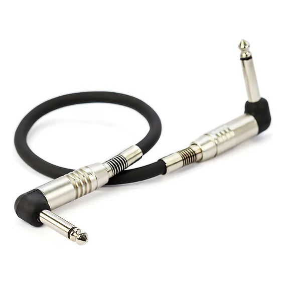 Cabo P10 P10 Para Pedal De Guitarra 90º Santo Ângelo 30cm Foto 1
