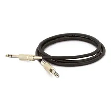 Cabo P10 Para P10 Estereo Preto - 1 Metro Foto mini 4