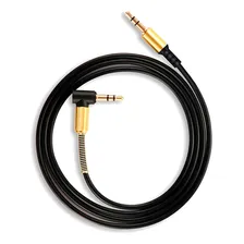 Cabo P2 Auxilar Audio Formato L90 Graus P2 X P2 Audio 3.5mm Foto mini  3