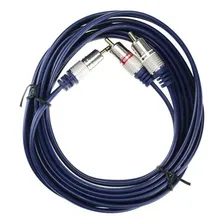 Cabo P2 Estéreo + 2rca Metal Profissional 3m - Kit 10 Cabos Foto mini  2