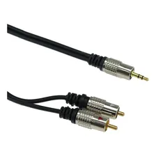 Cabo P2 Estéreo X 2 Rca 5 Metros 100% Blindado Foto mini 4