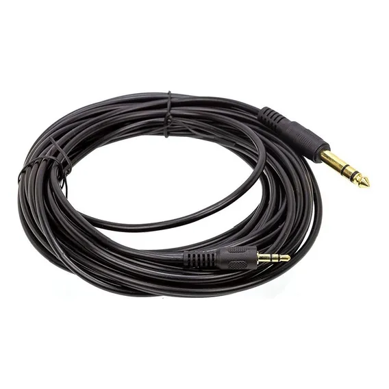 Cabo P2 P10 Estereo Profissional, Adaptador Mesa De Som 50cm Foto 1