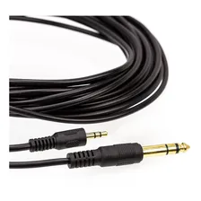 Cabo P2 P10 Estereo Profissional, Adaptador Mesa De Som 5mts Foto mini 2