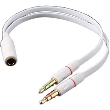 Cabo P2 Para 2 P2 Fone E Microfone Adaptador P2 Macho 2fêmea Foto mini  2