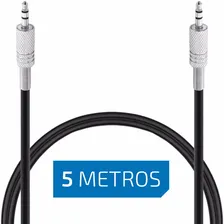 Cabo P2 Para P2 Auxiliar Som Profissional Extensor 5 Metros Foto mini 3