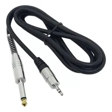 Cabo P2 Stereo P10 Stereo Metal Auxiliar Som Celular Foto mini 1