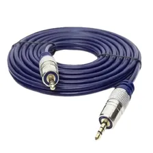 Cabo P2 Stereo + P2 Stereo Metal Profissional 5m Kit 3 Pçs Foto mini 1