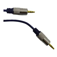 Cabo P2 Stereo + P2 Stereo Metal Profissional 5m Kit 3 Pçs Foto mini 2