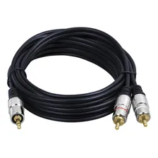 Cabo P2 Stereo X Rca 3 Metros Para Áudio Profissional Foto mini 2