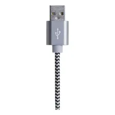 Cabo Para Android Multilaser Preto E Cinza Micro Usb 1.5m Foto mini  2