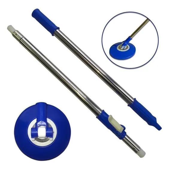 Cabo Para Balde Mop Giratório 360 Limpeza Prática Bompack Foto 1