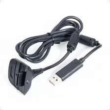 Cabo Para Controle Xbox 360 2x1 Carregador Bateria Cabo Usb Foto mini 3