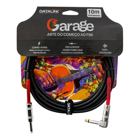 Cabo Para Guitarra Cabo Para Violão 10 Metros P10 Datalink Foto 1