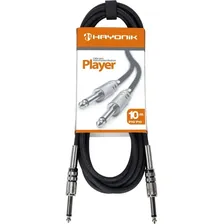 Cabo Para Guitarra P10 X P10 10m Player Preto Hayonik 63368 Foto mini 1