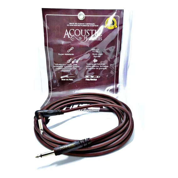 Cabo Para Instrumentos Mac Acoustic Plug L 4,57m 15ft C/ Foto 1