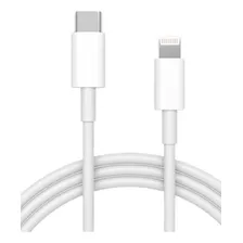 Cabo Para iPhone Usb-c Tipo C Lightning Carregamento Branco Foto mini 1