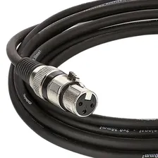 Cabo Para Microfone Xlr Fêmea X P10 Macho Preto 2m Foto mini  2
