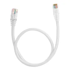Cabo Patch Cord Cat5e 60cm Branco Injetado - Kit 20 Un. Foto  mini 1