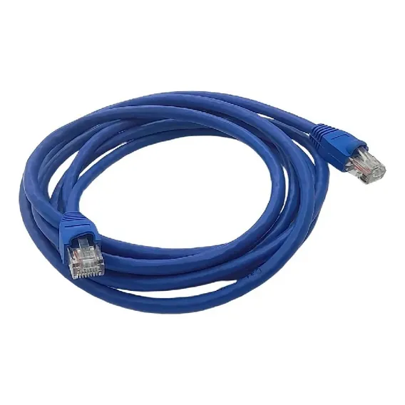 Cabo Patch Cord Cat6 1,5mts Azul Foto 1