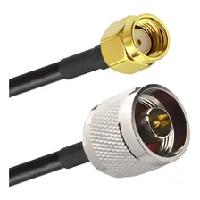 Cabo Pigtail Rgc58 N Macho + Sma Macho Reverso 50 Centimetro Foto mini  2