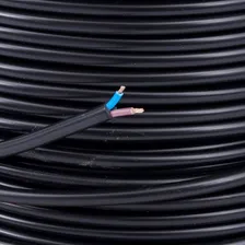 Cabo Pp 2x1 50 Metros Megatron Cabo Pp Flexivel 2x1mm 50m Cor Da Cobertura Preto Foto mini 2