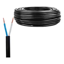 Cabo Pp 2x4mm - Rolos Com 50 Metros Flexível Com Cor Preto Foto mini 1