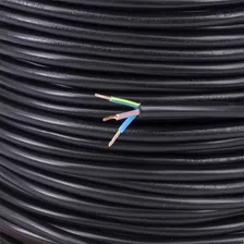 Cabo Pp 3x1,00 Mm Elétrico Flexível Preto - 50 Mt Foto mini  2