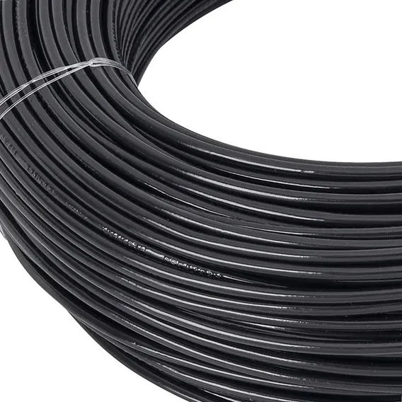 Cabo Pp 3x1,00 Mm Elétrico Flexível Preto - 50 Mt Foto 1