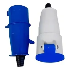 Cabo Pp 4 X 01.00mm 10mt + Plug Acopl 3p+t 16a Steck 1ºlinha Cobertura Preto Foto mini  2