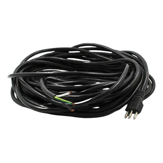 Cabo Pp Extensão Flexível 3 Vias 2,5mm - 20 Metros Preto Foto 1