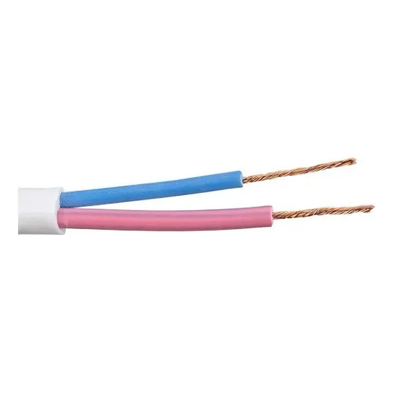 Cabo Pp Flexível Extensão 2x1,5mm Rolo 100 Metros Branco Foto 1