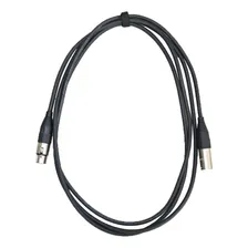 Cabo Profissional De Microfone Xlr Cannon Cabo Xlr 3m Foto mini 1