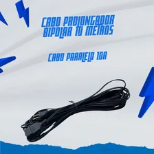 Cabo Prolongador Extensão Eletrica 10 Metros Bipolar 2x0,75mm Normatizado Inmetro Foto mini 3