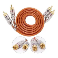 Cabo Rca 5 Metros Blindado Plug De Ouro Kx3 Foto mini 1