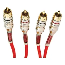 Cabo Rca 5 Metros Evus Premium Blindado Puro Cobre - Rca 5m Foto mini 2